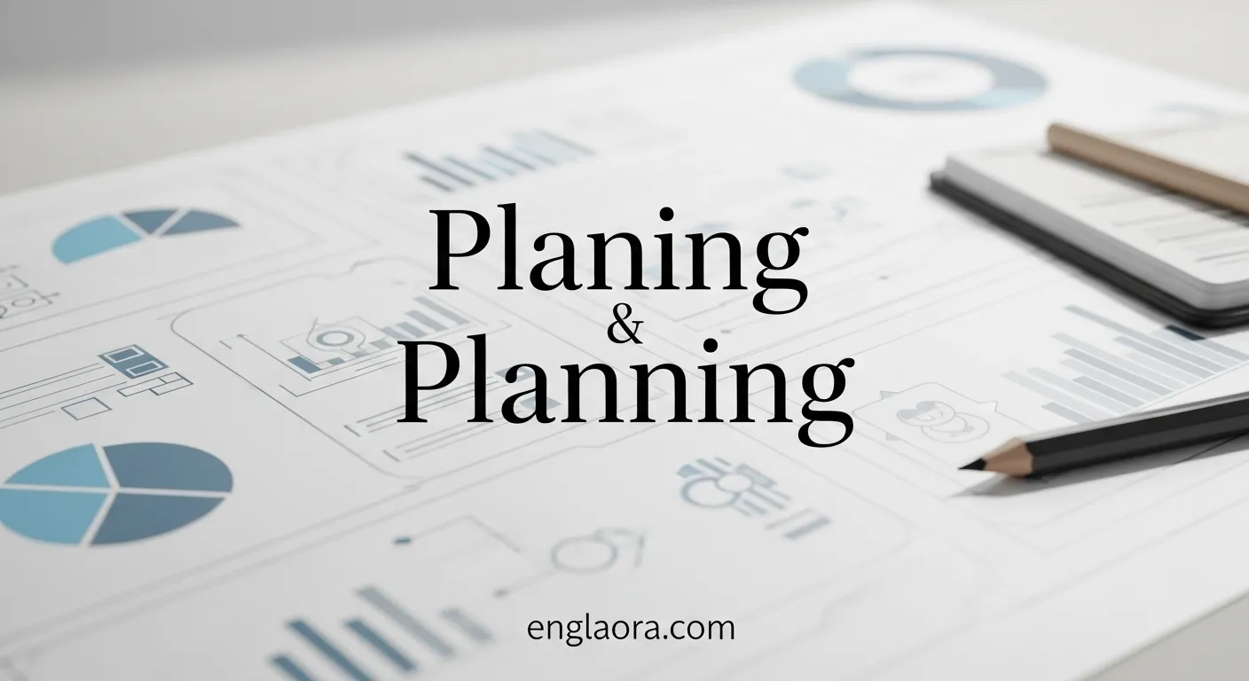 Planing or Planning