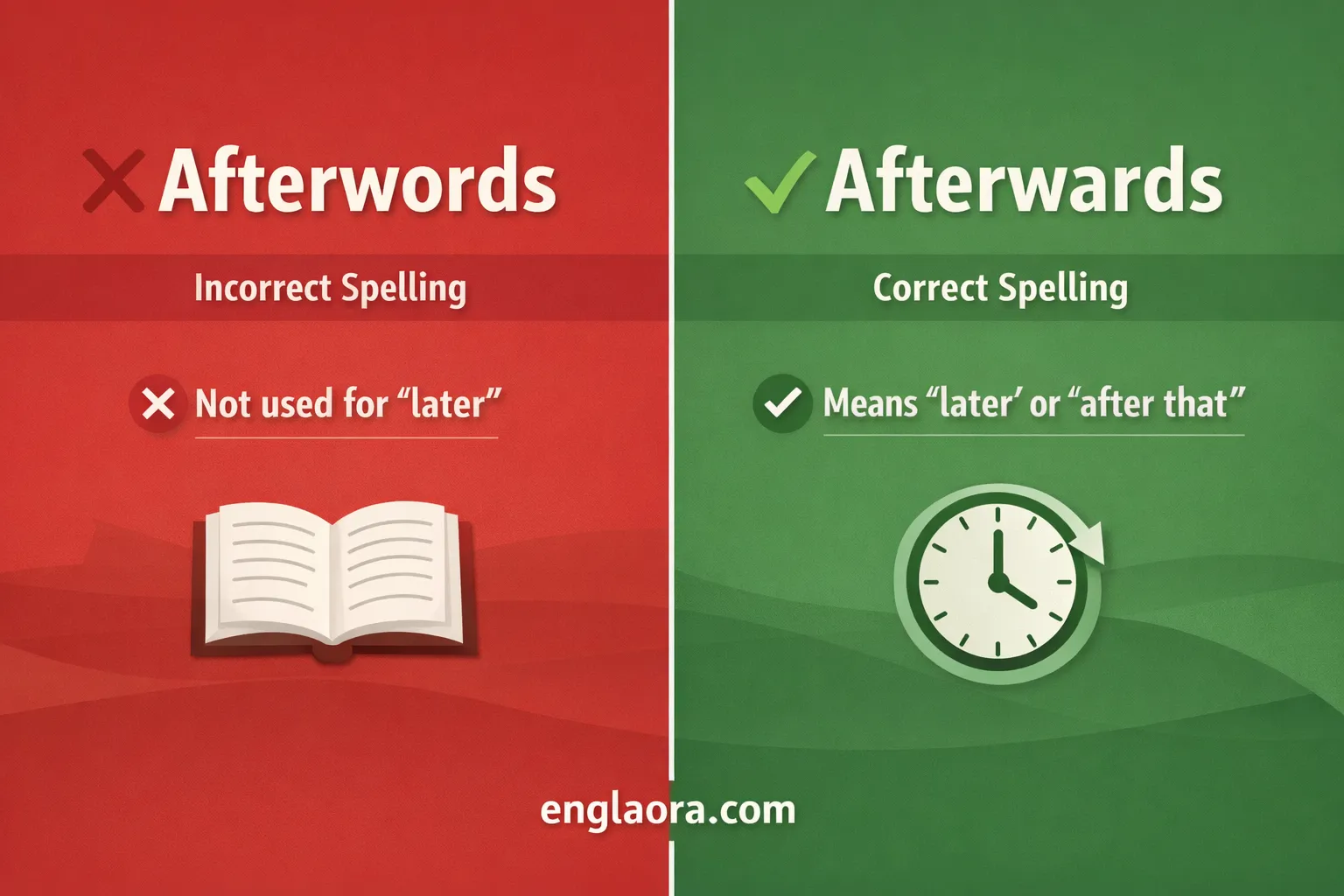 Afterwords or Afterwards