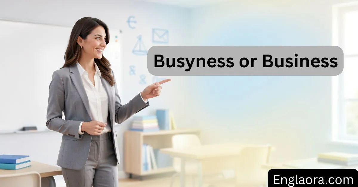 busyness or business