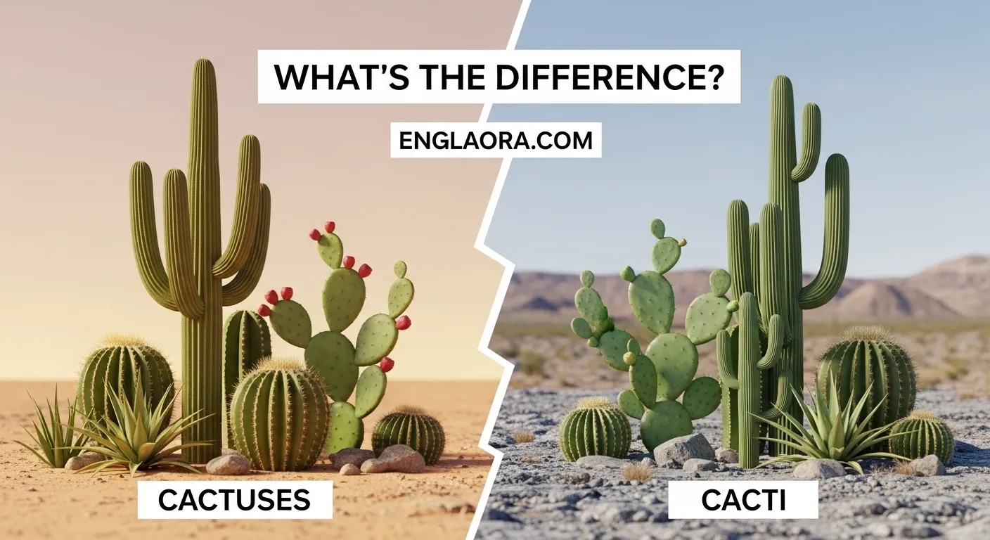 Cactuses or Cacti