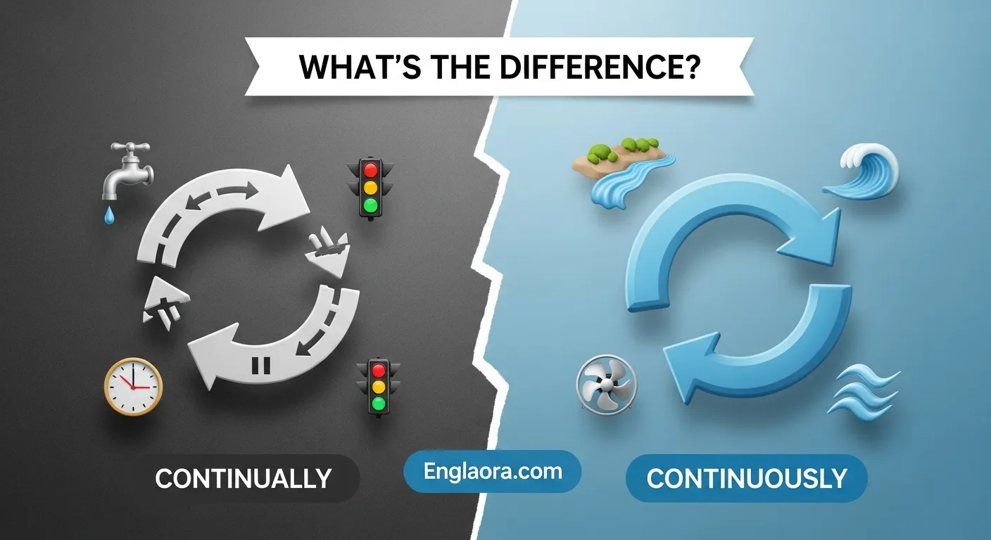 Continually or Continuously