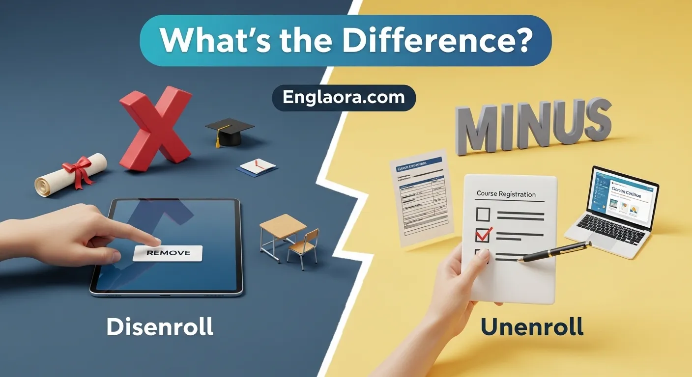 Disenroll or Unenroll