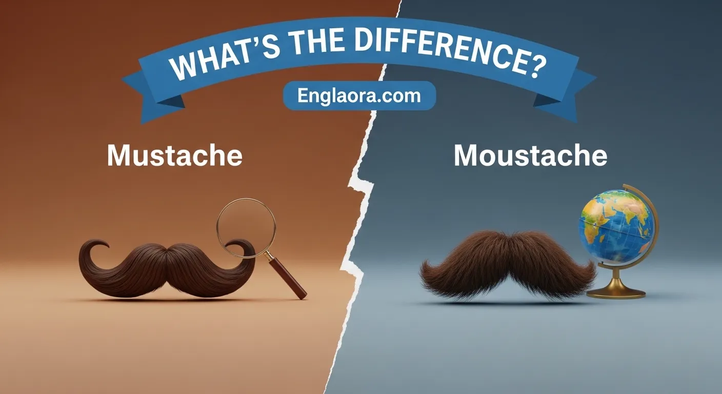 Mustache or Moustache