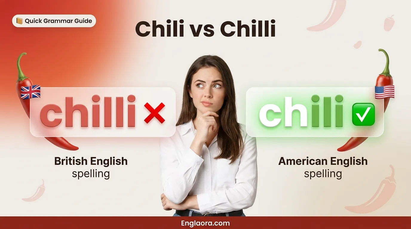 Chili vs Chilli