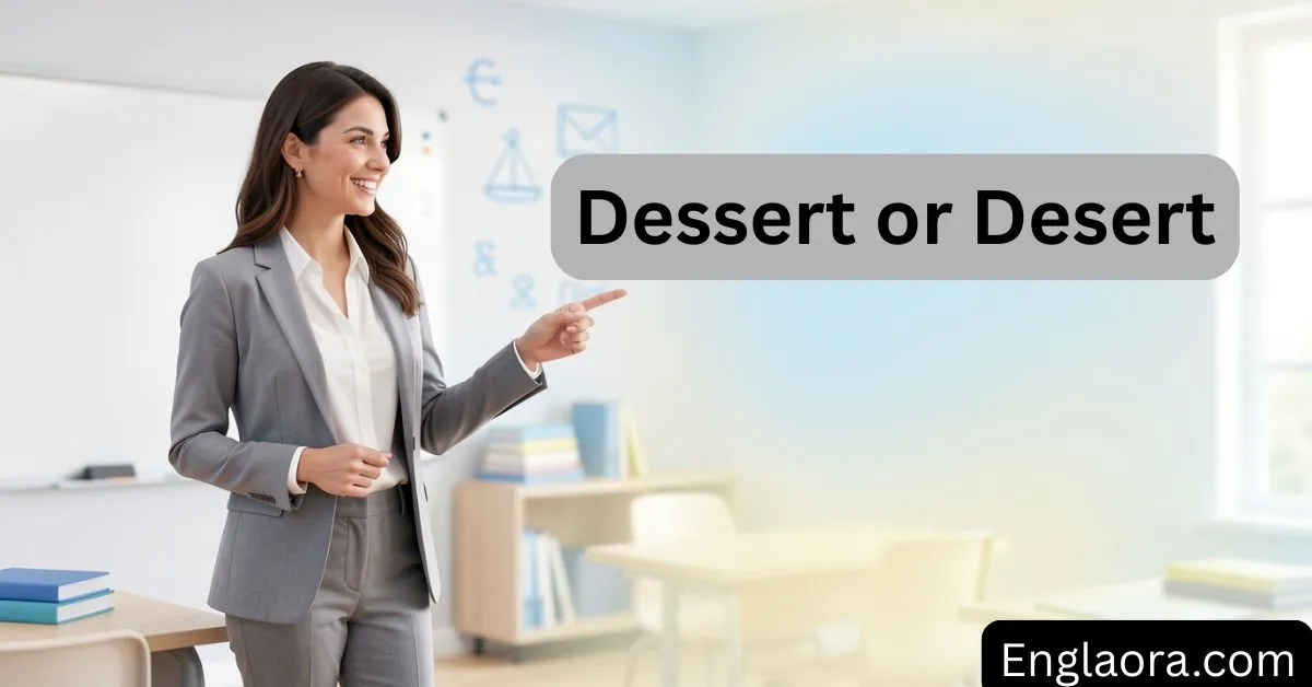 Dessert or Desert