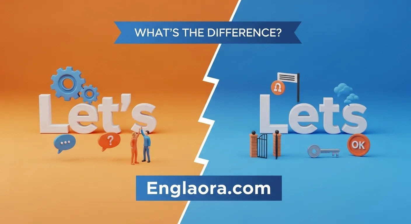 Let’s or Lets