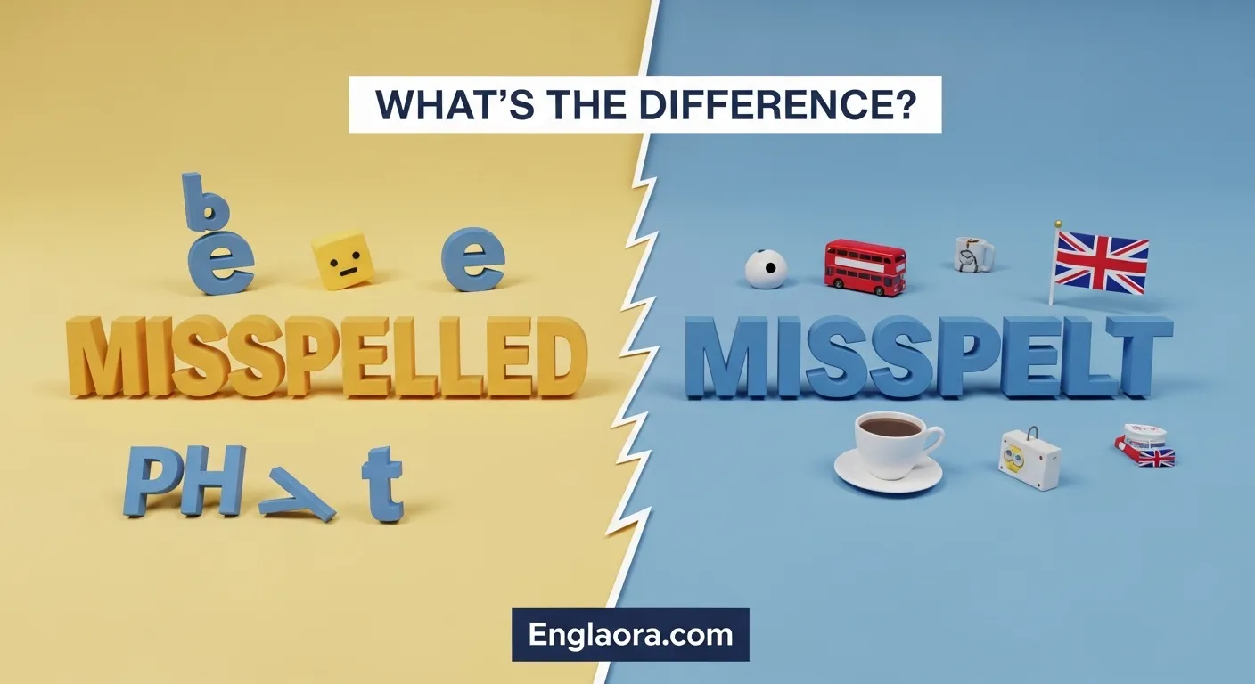 Misspelled or Misspelt