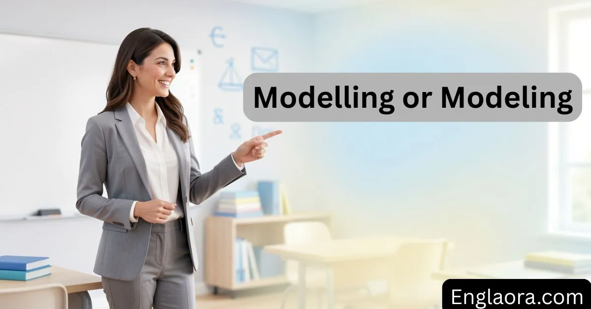 Modelling or Modeling