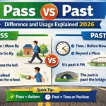 Pass vs Past