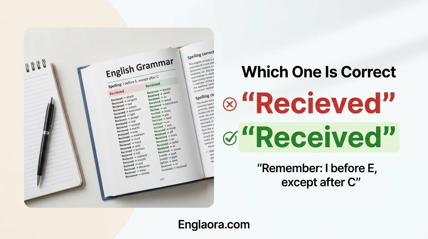 Recieved vs Received