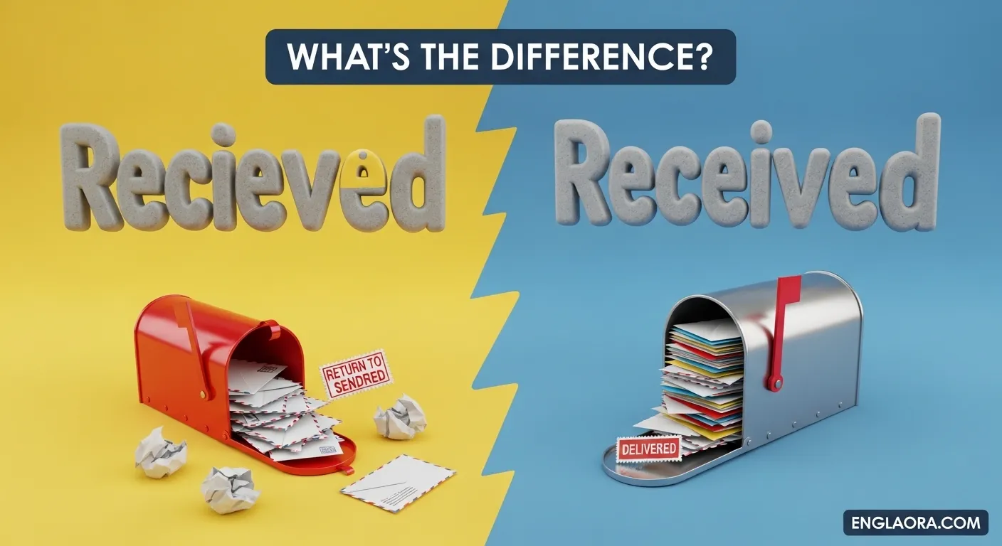 Recieved or Received