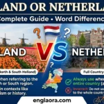 Holland or Netherlands