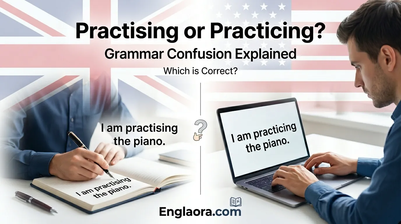 practising or practicing