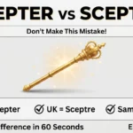 Scepter vs Sceptre