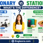 Stationary vs Stationery