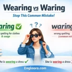 wearing vs waring