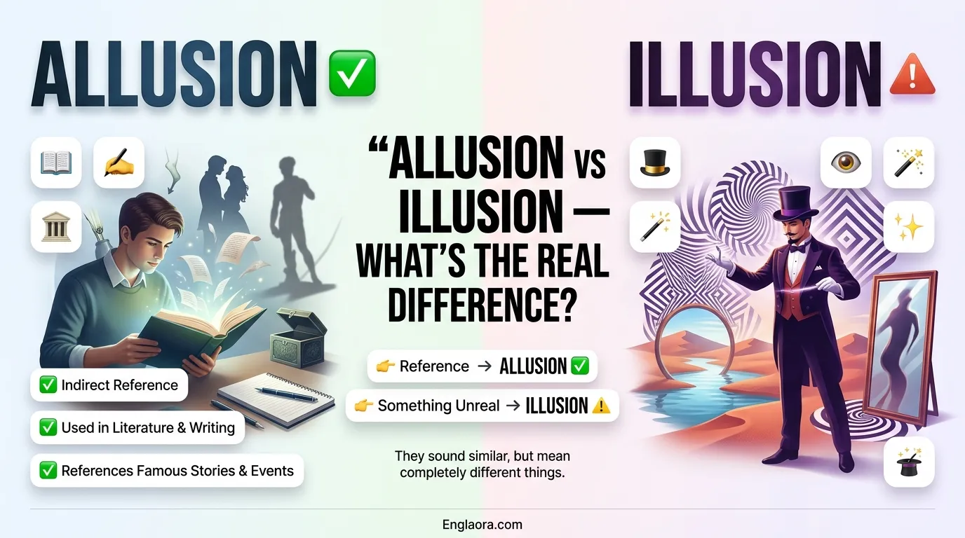 Allusion vs Illusion