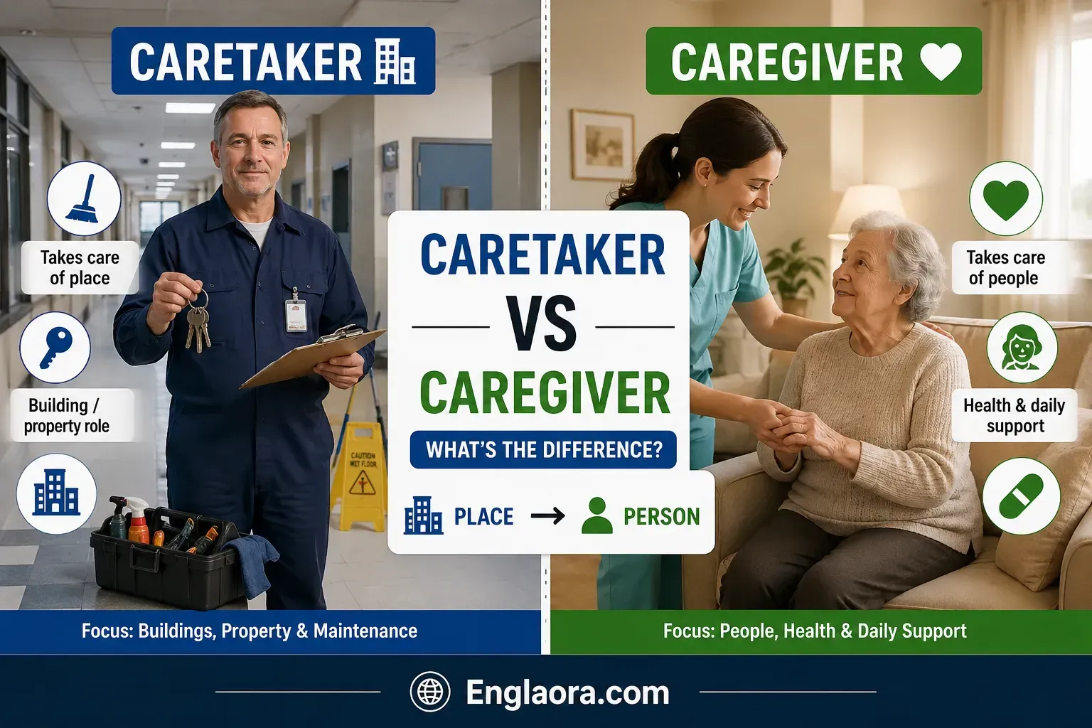 Caretaker vs Caregiver