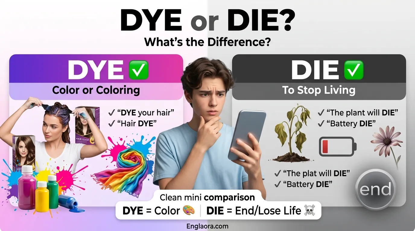 dye vs die