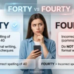 forty vs fourty