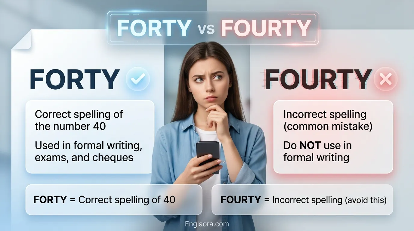 forty vs fourty