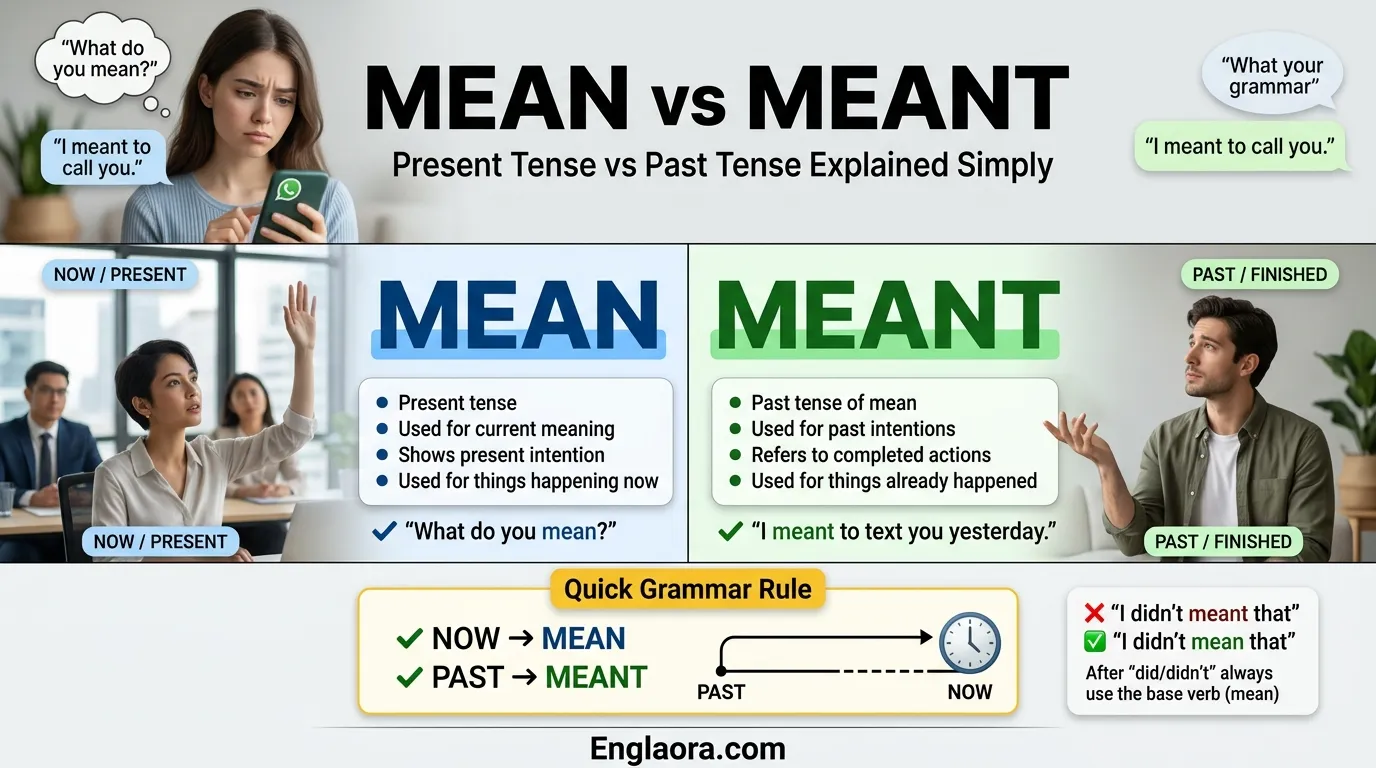Mean vs Meant